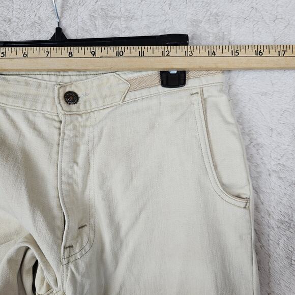 Levis Pants Mens 31x30 Beige Vintage 70s Flare Leg Bell Bottom Retro 20625-6624 - Picture 8 of 9